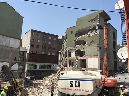 İstanbul Kağıthane NEF Seyrantepe Bina Yıkım İşleri